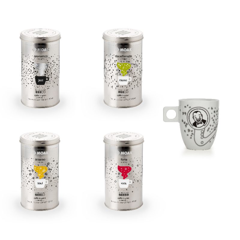 Forte Rock 100 capsule compatibili Nespresso in alluminio - Moak